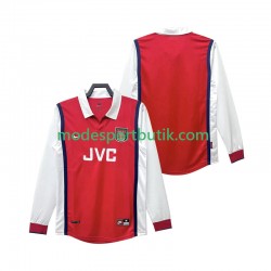 Arsenal Matchtröja Retro Hemma 1998 1999 Långärmad ,Herr