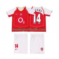 Arsenal Matchtröja Thierry Henry 14 2005 Retro Hemma 2004 Kortärmad ,Fotbollsställ Barn