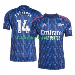 Arsenal Matchtröja Viktor Gyokeres 14 Borta 2025-2026 Kortärmad ,Herr
