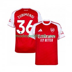 Arsenal Matchtröja Zubimendi 36 Hemma 2025-2026 Kortärmad ,Herr