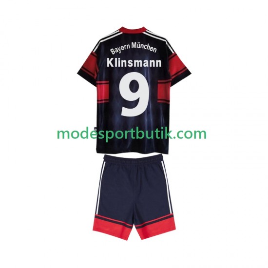 FC Bayern München Matchtröja Klinsmann 9 1997 Retro Hemma 1999 Kortärmad ,Fotbollsställ Barn