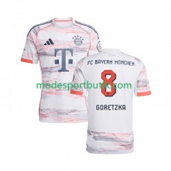 FC Bayern München Matchtröja Leon Goretzka 8 Borta 2025-2026 Kortärmad ,Herr