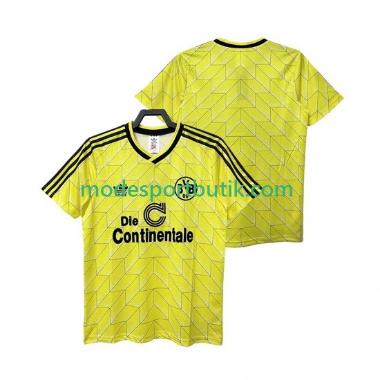 Borussia Dortmund Matchtröja 1988 1989 Retro Hemma Kortärmad ,Herr