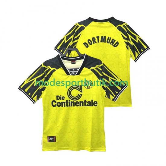 Borussia Dortmund Matchtröja 1994 1995 Retro Hemma Kortärmad ,Herr