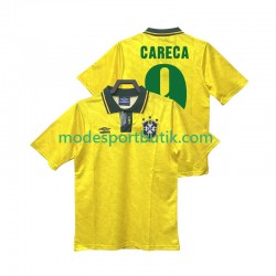 Brasilien Matchtröja CARECA 9 1991 1993 Retro Hemma Kortärmad ,Herr