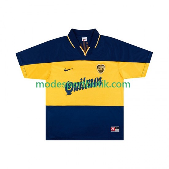CA Boca Juniors Matchtröja 2000 Retro Hemma 1999 Kortärmad ,Herr