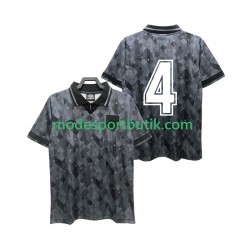 England Matchtröja 4 1990 Retro Borta Kortärmad ,Herr