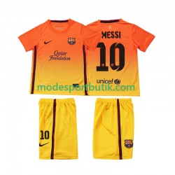 FC Barcelona Matchtröja Lionel Messi 10 2012 2013 Retro Borta Kortärmad ,Fotbollsställ Barn