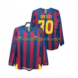 FC Barcelona Matchtröja Lionel Messi 30 2005 Retro Hemma 2006 Långärmad ,Herr