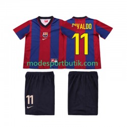 FC Barcelona Matchtröja Ronaldo 11 Retro Hemma 1998 1999 Kortärmad ,Fotbollsställ Barn