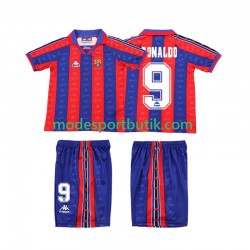 FC Barcelona Matchtröja Ronaldo 1996 1997 Retro Hemma Kortärmad ,Fotbollsställ Barn