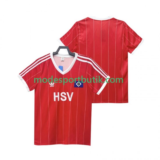 Hamburger SV Matchtröja 1983 1984 Retro Borta Kortärmad ,Herr