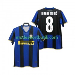 Inter Milan Matchtröja Ibrahimovic 8 Champions League 2009 Retro Hemma 2008 Kortärmad ,Herr