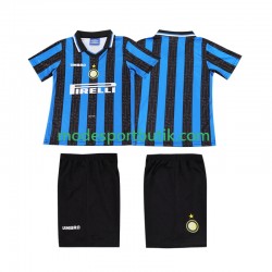 Inter Milan Matchtröja 1997 Retro Hemma 1998 Kortärmad ,Fotbollsställ Barn