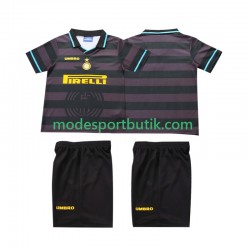 Inter Milan Matchtröja 1997 Retro Tredje 1998 Kortärmad ,Fotbollsställ Barn