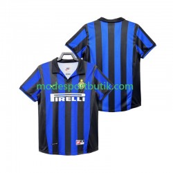 Inter Milan Matchtröja Retro Hemma 1998 1999 Kortärmad ,Herr