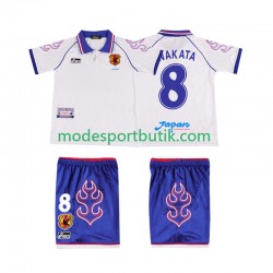 Japan Matchtröja NAKATA 8 Retro Borta 1998 Kortärmad ,Fotbollsställ Barn
