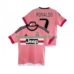 Juventus Matchtröja Cristiano Ronaldo 7 2016 2017 Retro Borta Kortärmad ,Herr