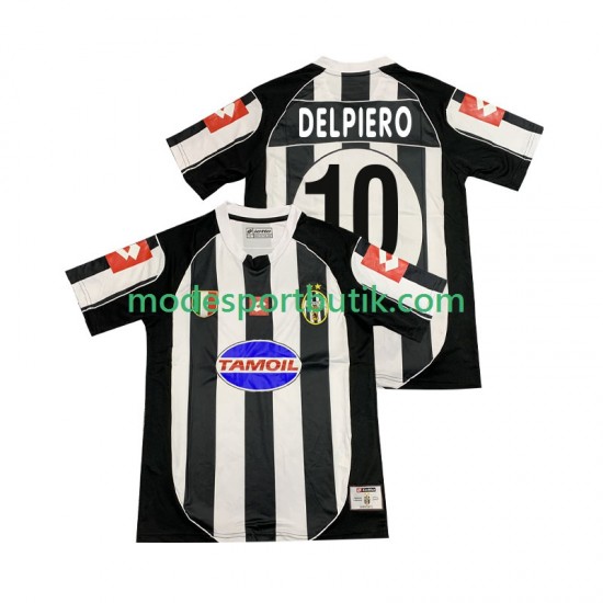 Juventus Matchtröja DEL PIERO 10 2003 Retro Hemma 2002 Kortärmad ,Herr