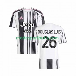 Juventus Matchtröja Douglas Luiz 26 Hemma 2025-2026 Kortärmad ,Herr