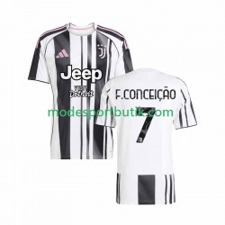 Juventus Matchtröja Francisco Conceicao 7 Hemma 2025-2026 Kortärmad ,Herr