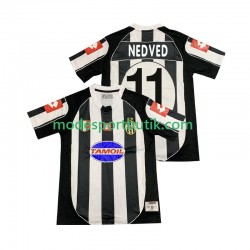 Juventus Matchtröja NEDVED 11 2003 Retro Hemma 2002 Kortärmad ,Herr