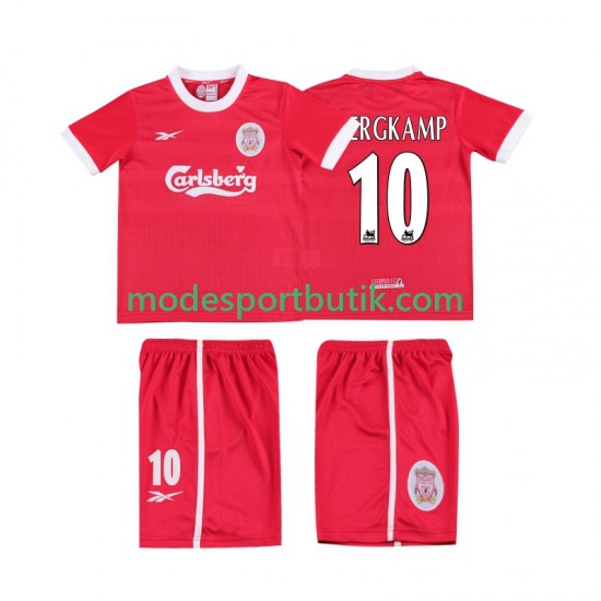Liverpool Matchtröja BERGKAMP 10 LWP 1997 Retro Hemma 1998 Kortärmad ,Fotbollsställ Barn