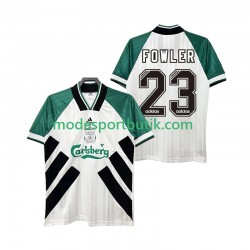 Liverpool Matchtröja FOWLER 23 1993 1995 Retro Borta Kortärmad ,Herr