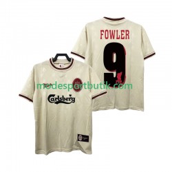 Liverpool Matchtröja FOWLER 9 1996 1997 Retro Borta Kortärmad ,Herr