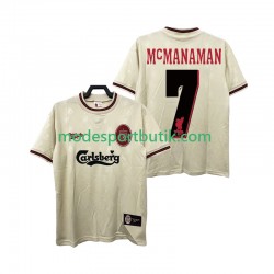 Liverpool Matchtröja MCMANAMAN 7 1996 1997 Retro Borta Kortärmad ,Herr