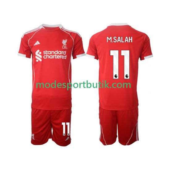 Liverpool Matchtröja Mohamed Salah 11 Hemma 2025-2026 Kortärmad ,Fotbollsställ Barn