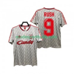 Liverpool Matchtröja Rush 9 1989 1991 Retro Borta Kortärmad ,Herr