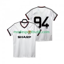 Manchester United Matchtröja 94 1983 1984 Retro Borta Kortärmad ,Herr