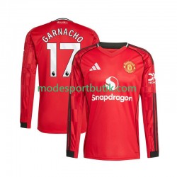 Manchester United Matchtröja Alejandro Garnacho 17 Hemma 2025-2026 Långärmad ,Herr