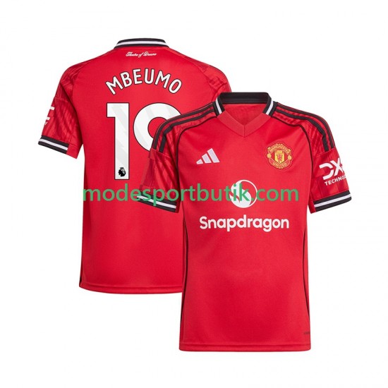 Manchester United Matchtröja Bryan Mbeumo 19 Hemma 2025-2026 Kortärmad ,Herr