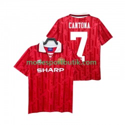 Manchester United Matchtröja CANTONA 7 1992 1994 Retro Hemma Kortärmad ,Herr