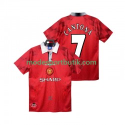 Manchester United Matchtröja CANTONA 7 1996 1997 Retro Hemma Kortärmad ,Herr