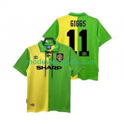 Manchester United Matchtröja GIGGS 11 1992 1994 Retro Borta Kortärmad ,Herr