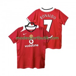 Manchester United Matchtröja RONALDO 7 2005 Retro Hemma 2006 Kortärmad ,Herr