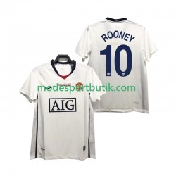 Manchester United Matchtröja ROONEY 10 Champions League 2009 Retro Borta 2008 Kortärmad ,Herr