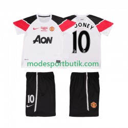 Manchester United Matchtröja ROONEY 10 Champions League 2012 Retro Tredje 2011 Kortärmad ,Fotbollsställ Barn