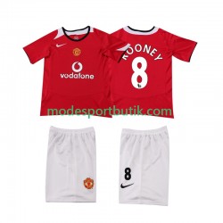 Manchester United Matchtröja ROONEY 8 2005 Retro Hemma 2006 Kortärmad ,Fotbollsställ Barn