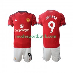 Manchester United Matchtröja Rasmus Hojlund 9 Hemma 2025-2026 Kortärmad ,Fotbollsställ Barn