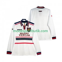 Manchester United Matchtröja Retro Borta 1998 1999 Långärmad ,Herr