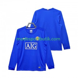 Manchester United Matchtröja 2009 Retro Tredje 2008 Långärmad ,Herr