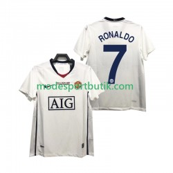 Manchester United Matchtröja Ronaldo 7 Champions League 2009 Retro Borta 2008 Kortärmad ,Herr