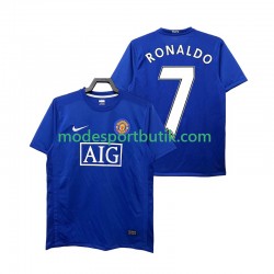 Manchester United Matchtröja Ronaldo 7 2009 Retro Tredje 2008 Kortärmad ,Herr