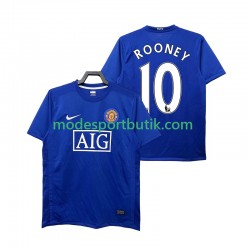 Manchester United Matchtröja Rooney 10 2009 Retro Tredje 2008 Kortärmad ,Herr