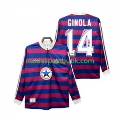 Newcastle United Matchtröja GINOLA 14 1995 1997 Retro Borta Långärmad ,Herr
