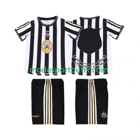 Newcastle United Matchtröja 1997 Retro Hemma 1999 Kortärmad ,Fotbollsställ Barn